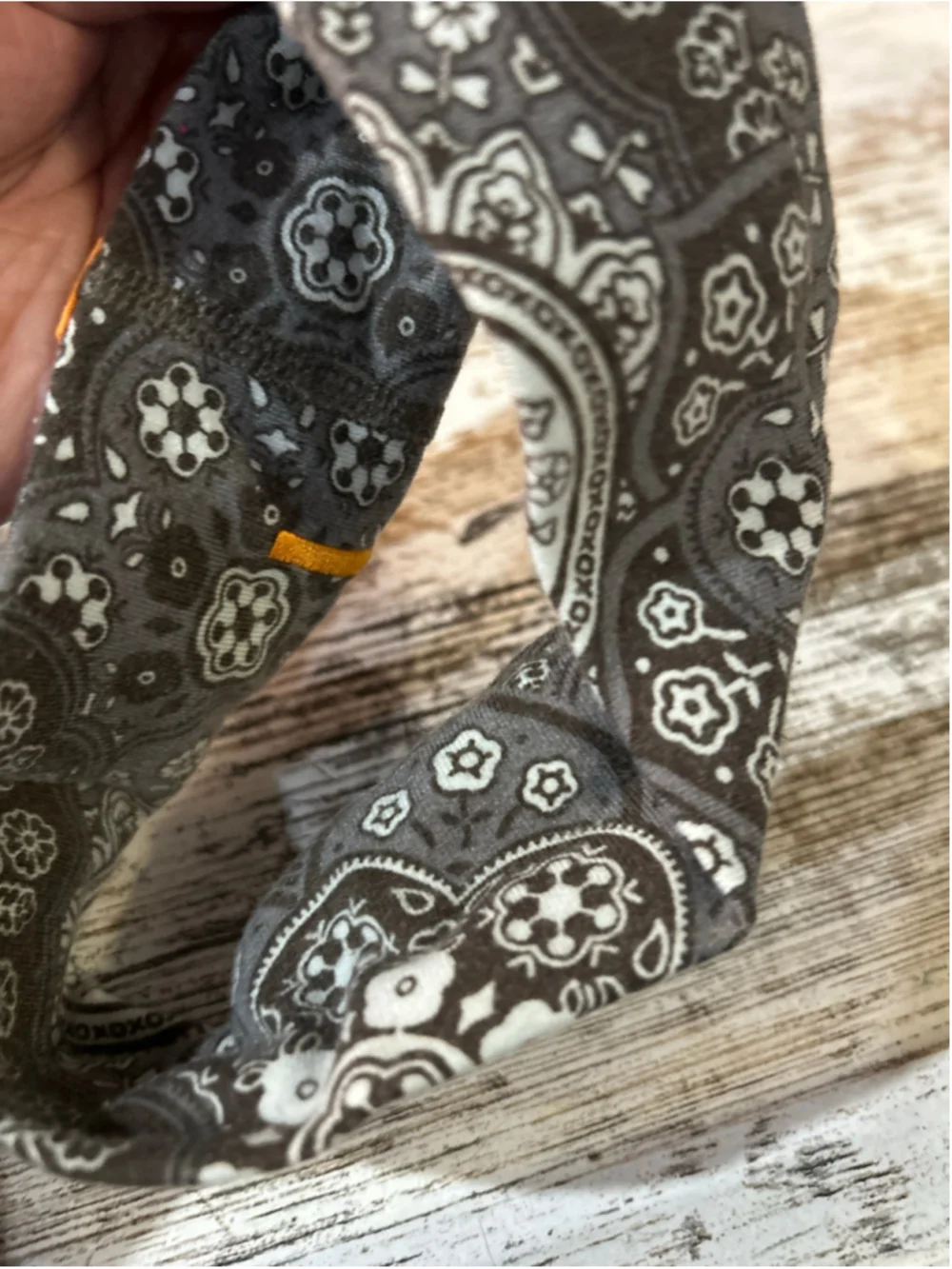 Women's lucy Hair Accessory Headband One Size Grey White Floral